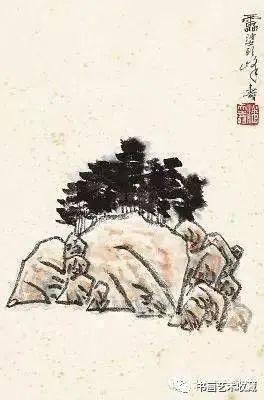  溪山烟雨|国画名家：潘天寿山水画50幅赏析