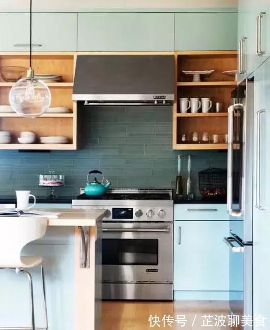 厨房|现在厨房装修已经不流行贴瓷砖了,聪明的人都喜欢这样装!