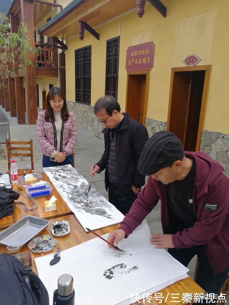 陕西#大美山河在巫溪——陕西当代国画艺术研究院赴重庆巫溪写生