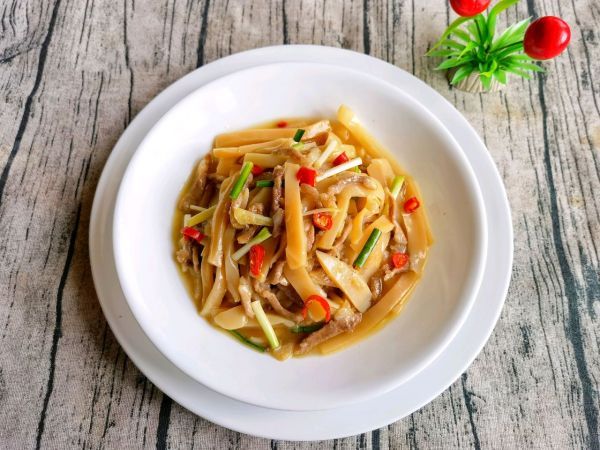 老少皆宜|鱿鱼干肉丝