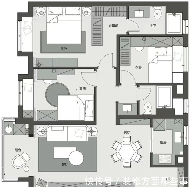 简约|120㎡白色系典雅三居室,让家治愈生活,打赌90%的人都喜欢