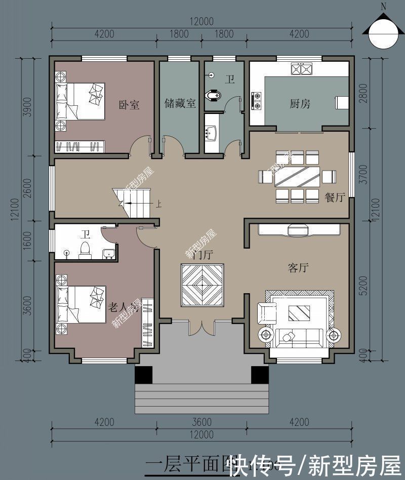 占地面积|农村两层别墅怎么建才好看？推荐这10套图纸，总有一套适合你