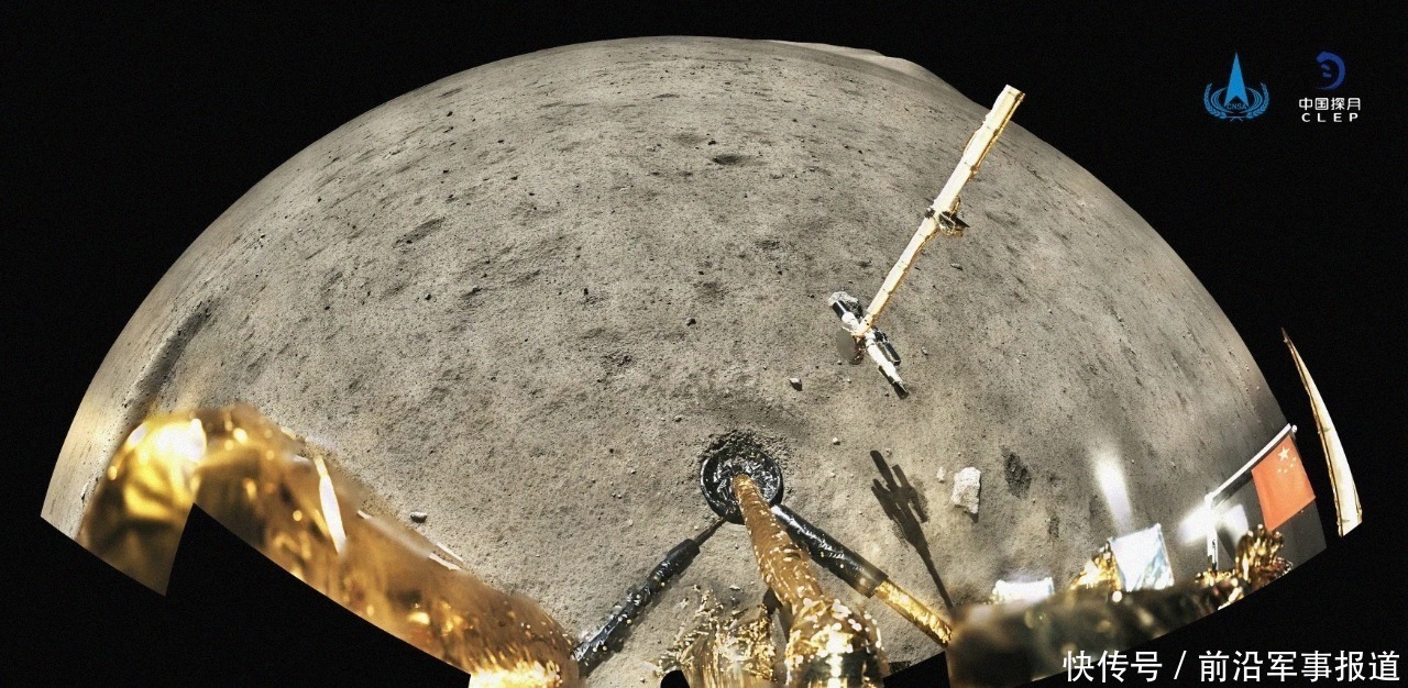 五星红旗月球升起，网友再次质疑美国国旗，嫦娥之父道出登月真相