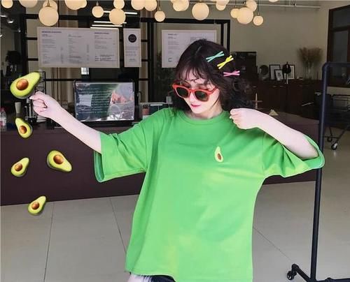 最近火了一波“抹茶系短袖”！清新又俏皮，变“森系”小仙女！