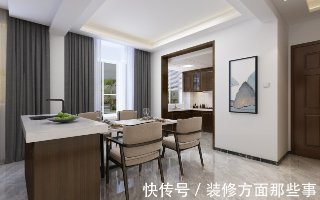 飘窗|128㎡新中式装修,多个飘窗收纳力杠杠