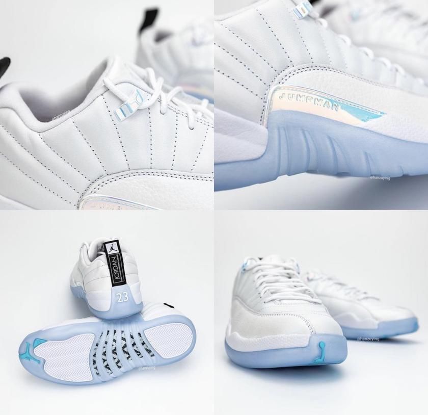 外观干净清爽！Air Jordan 12 Low 全新 “Easter” 配色即将发布！
