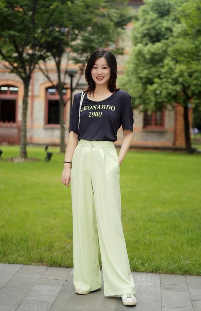 组合|短上衣+阔腿裤,今夏王炸组合好看到尖叫