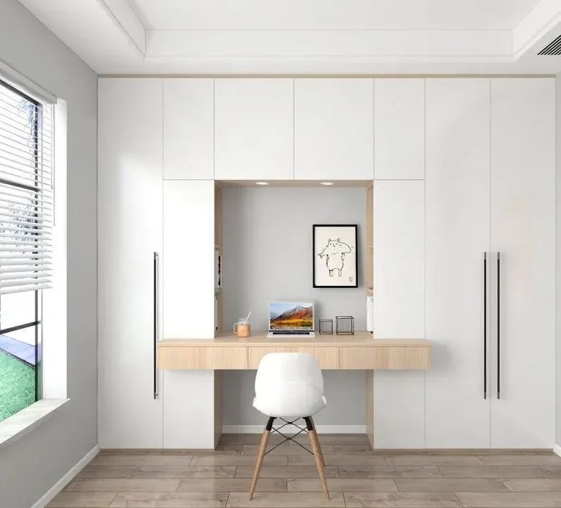 衣帽间|你家衣柜还做上下分体现在流行这样一门到顶的设计，时尚又大气