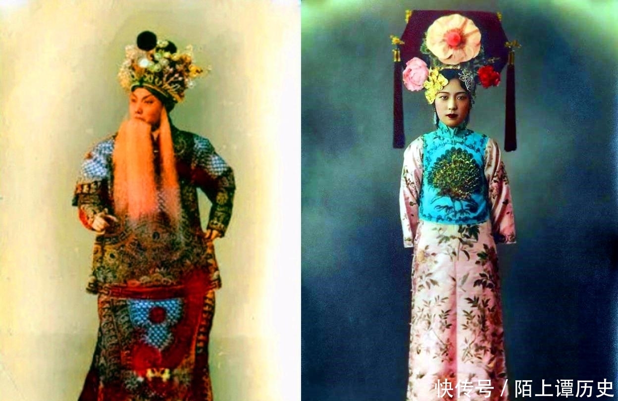 溥仪|历史上过目难忘的瞬间：抱狗的婉容，听收音机的溥仪，演“老生”的孟小冬