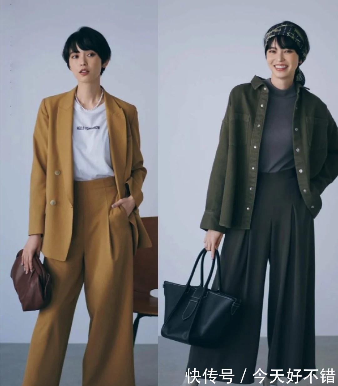 阔腿裤 今秋流行这3种穿衣方式,时尚大方又自然,适合40多岁的女人