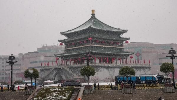 春雪|一场春雪，定格“醉美”长安