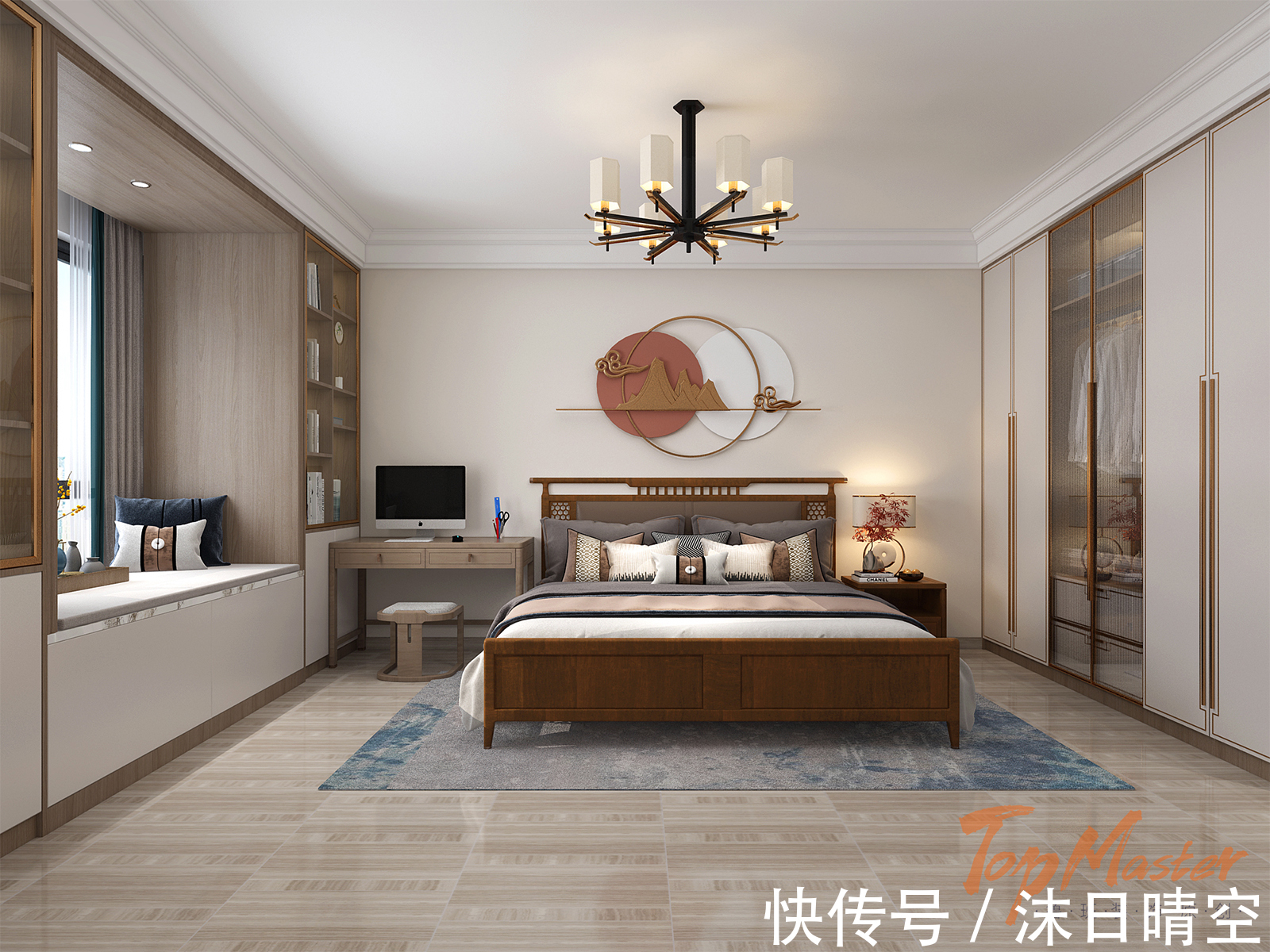 星浦|渔园星浦160㎡新中式,浓厚的文化韵味