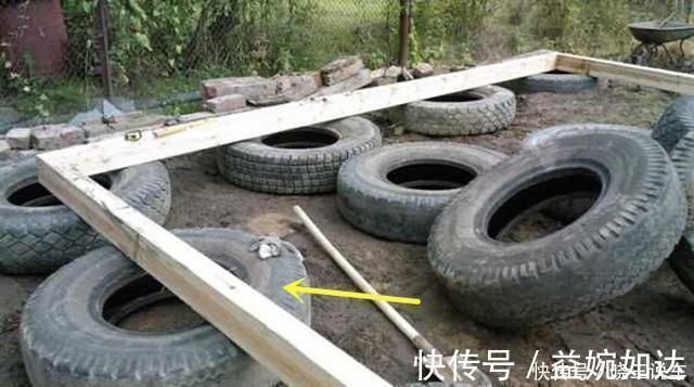 地基|不服国外不行,捡100个旧轮胎打地基建房,再用50年照样结实