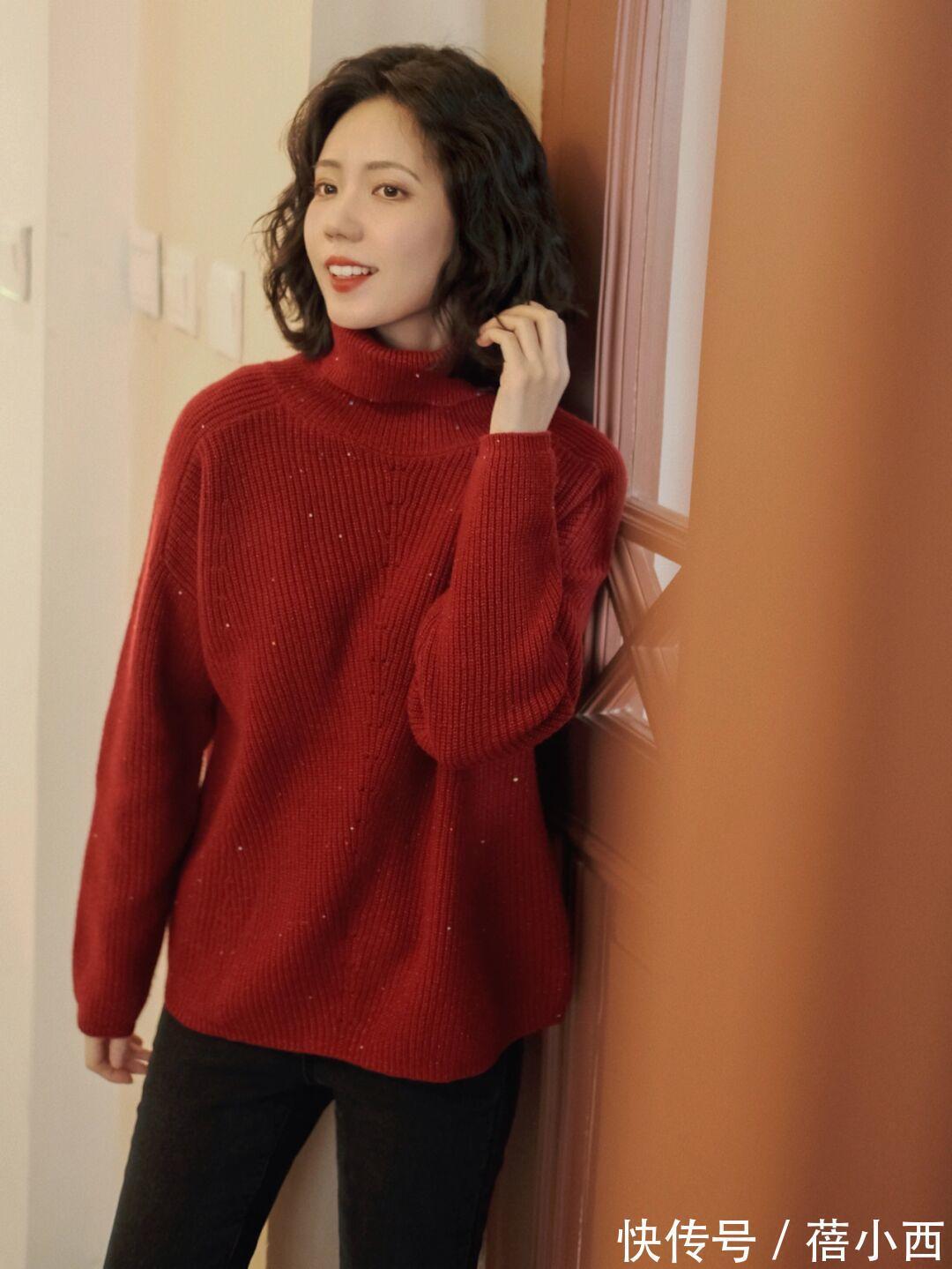 洋气|新年穿“毛衣”才洋气,单穿叠穿都好看,让你演绎不费劲的高级