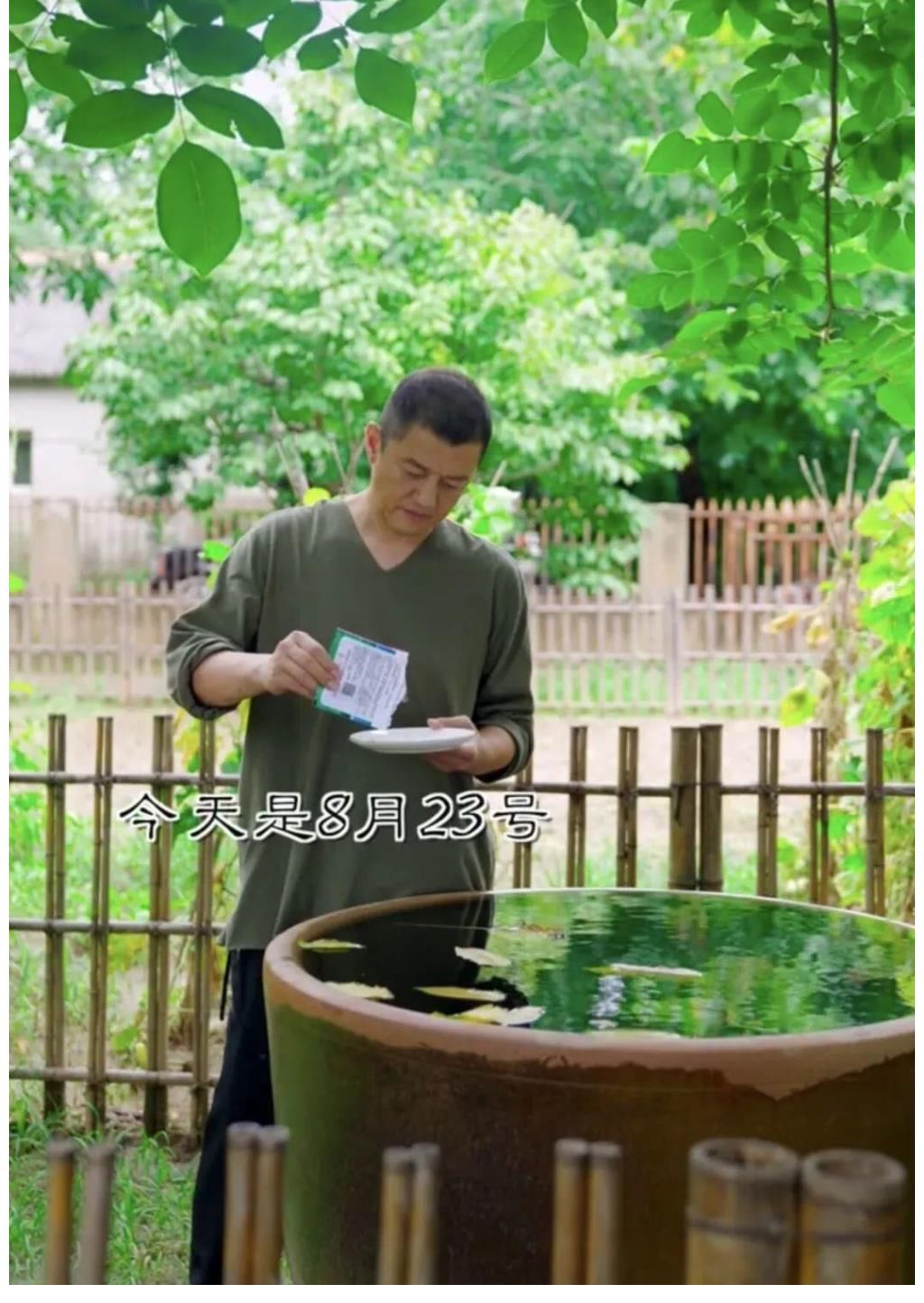 豪宅|李亚鹏又晒下厨视频,被冻结7千万后,49岁在豪宅院子种菜