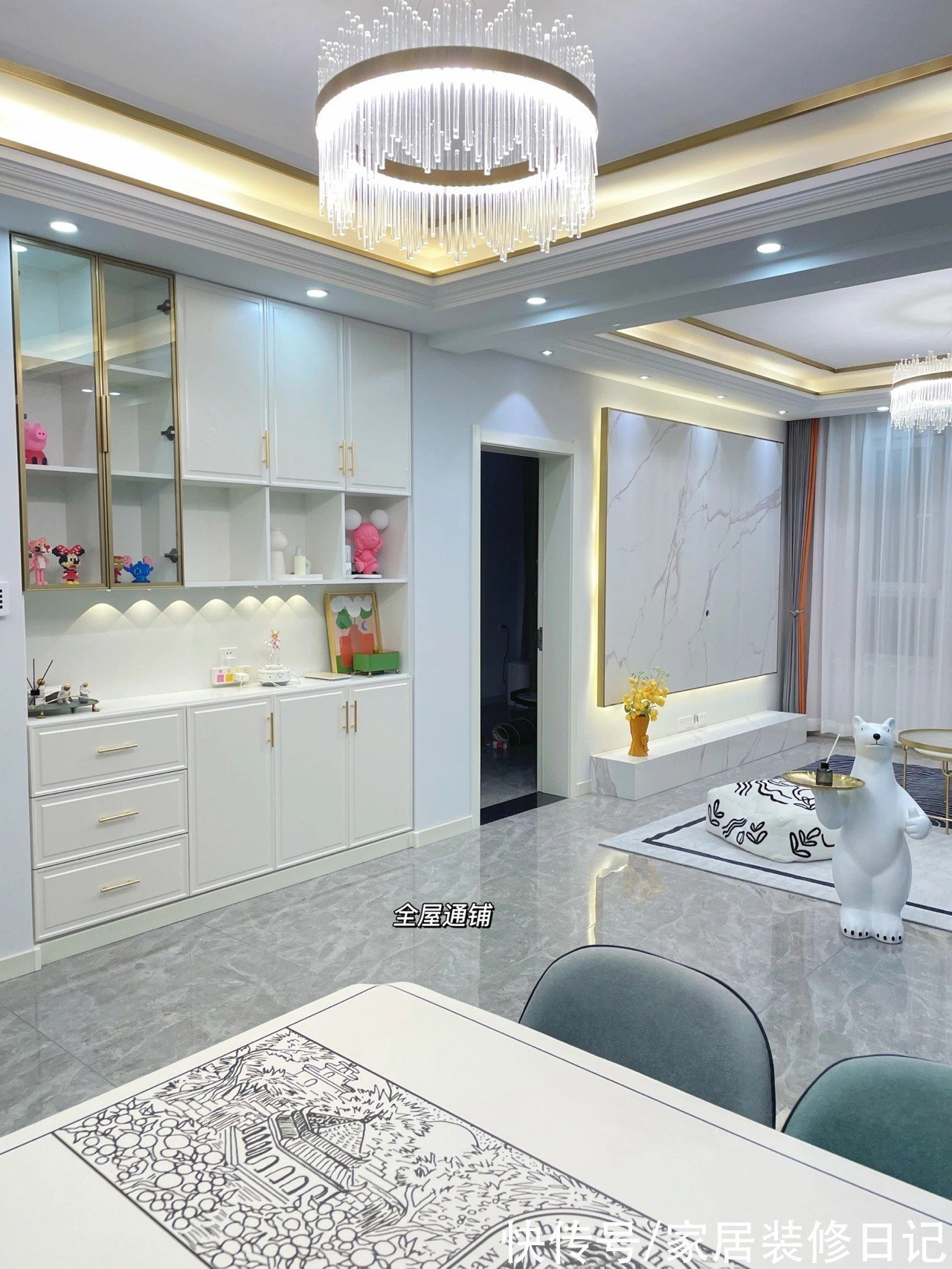 效果|全程自己设计,106平硬装才花7万,家具刚入场效果就已经远超20万