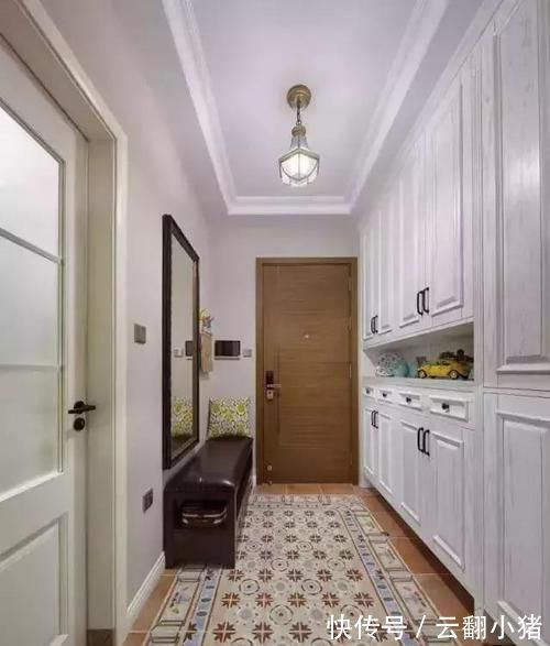 墙面|一进门就被鞋柜惊艳到了,真是漂亮又实用,晒晒!