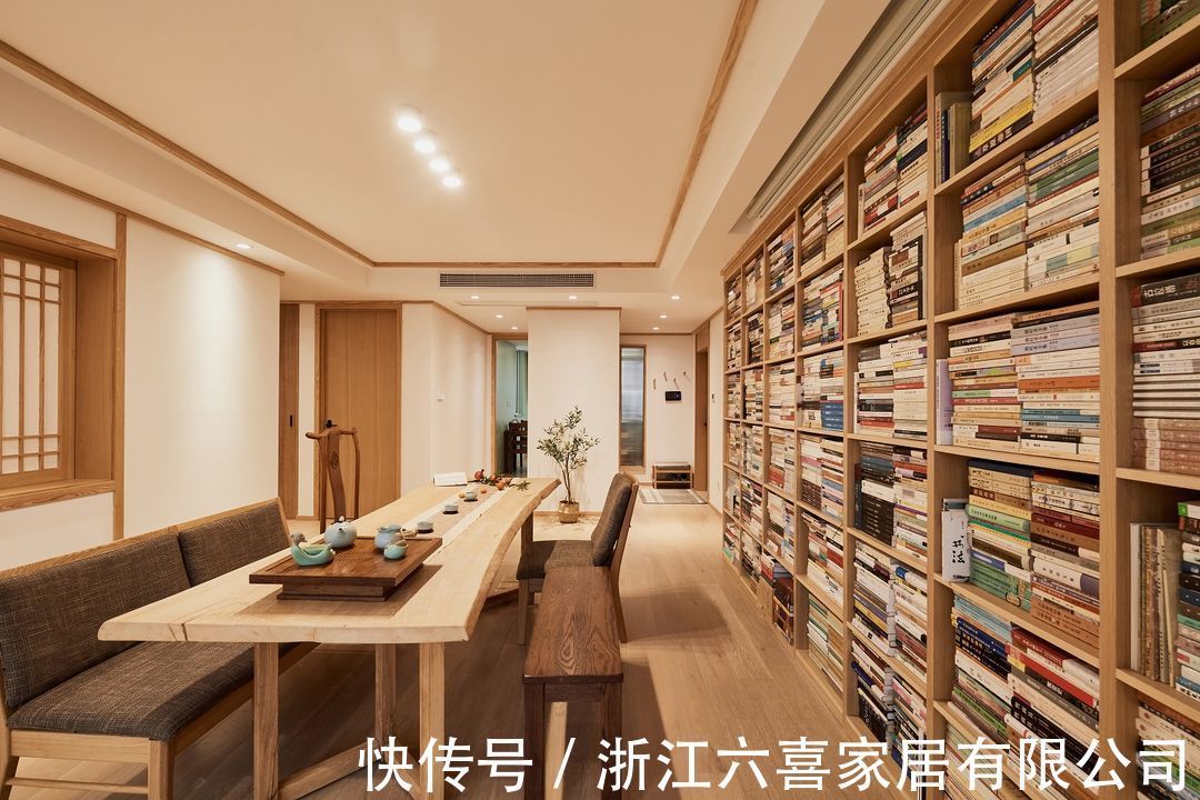 玄关|130平新中式混搭三室公寓