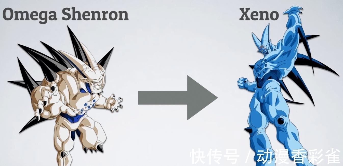 悟空|龙珠人物脑洞向形态对比:全王变成肌肉男?悟空化身超蓝天使!