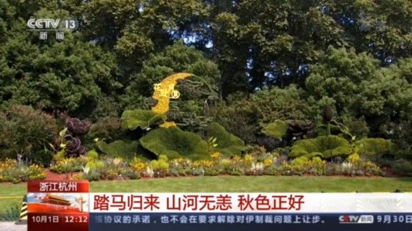 国庆节|向日葵、什锦菊……各地景观扮靓国庆节 大街小巷氛围浓