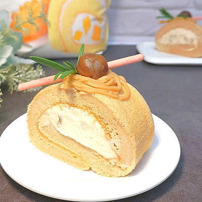 伯爵红茶栗子蛋糕