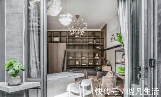 豪宅|5万爆改70㎡的老房子,完工变小庭院豪宅,客厅还做了个“床上床”