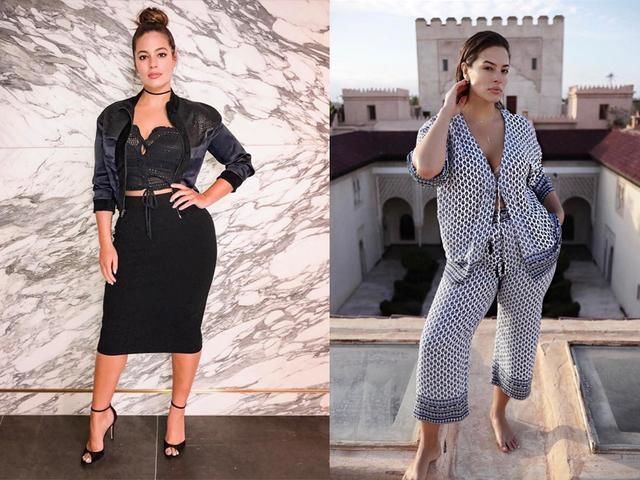 微胖|真给微胖女孩争气180斤超模亮相街头,穿衣自信大胆秀腰身