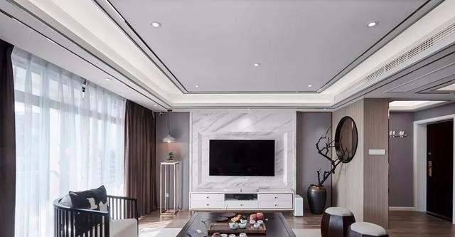 展示柜|新中式客厅电视墙,儒雅端庄,华丽大方!新中式客厅电视墙,儒雅端庄,华丽大方!