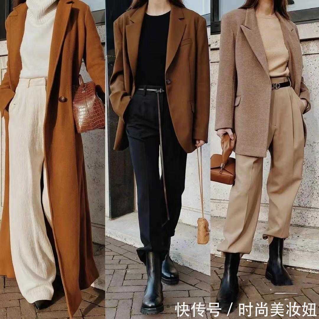 浅色系 见过世面的女人,冬季穿衣都不会太复杂,黑白灰穿出高级范