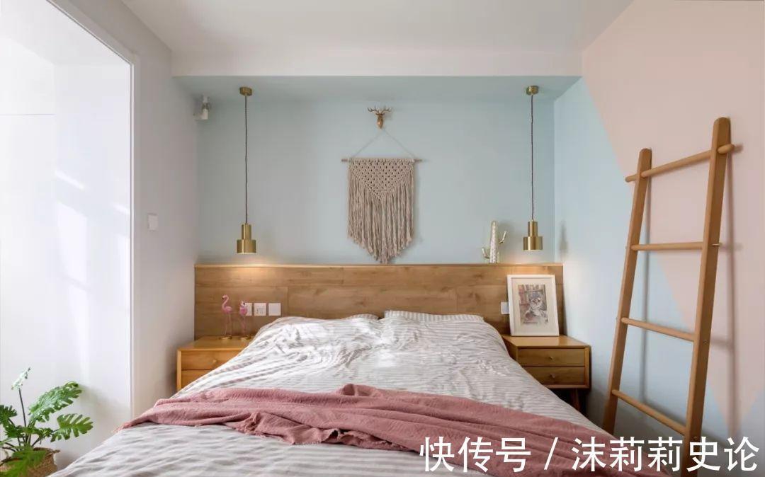 中性色|原来墙面现在流行几何拼色装，层次感明显，也增添了趣味性！