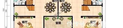 别墅|双拼二层别墅设计图，独立入户门进出，家有兄弟这样建房挺好