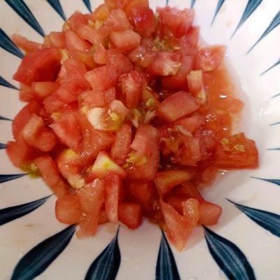 汤汁拌饭|虾滑番茄豆腐汤