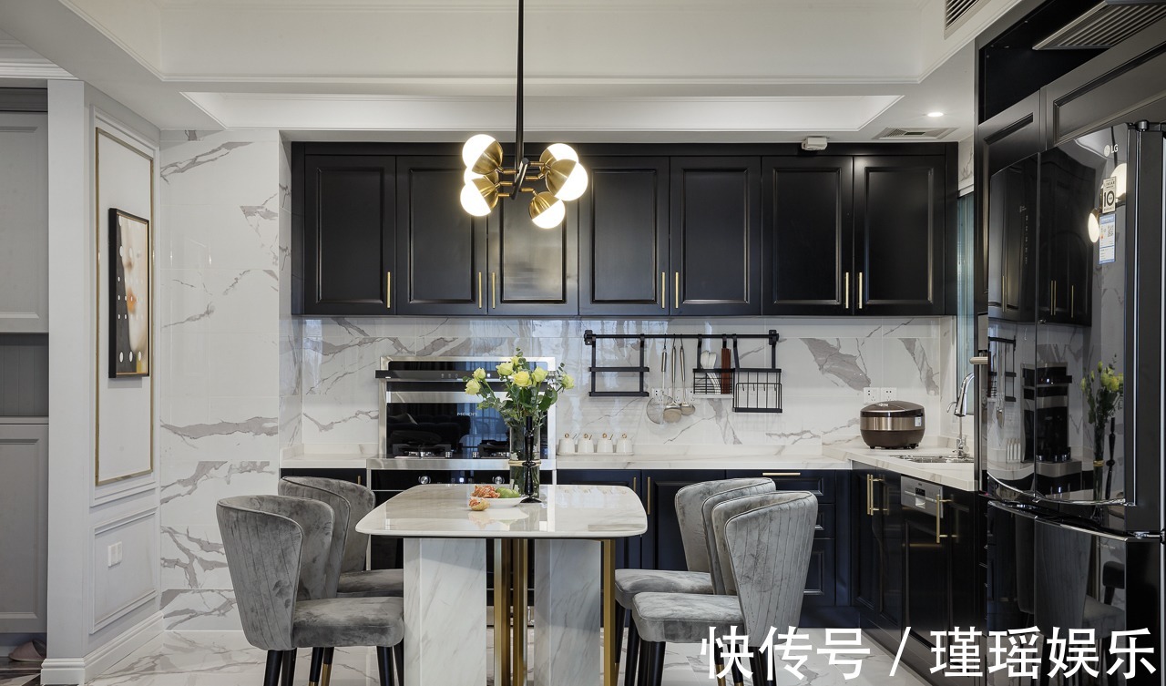 业主|130㎡轻奢四居,融入美式的沉稳庄重,打造温柔的质感生活