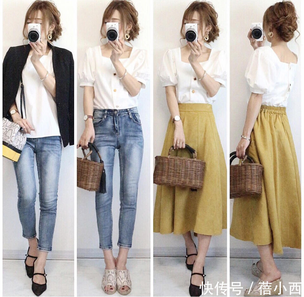 穿搭|90后00后女生不要瞎打扮,试试日本博主这些穿搭,时髦洋气美美哒