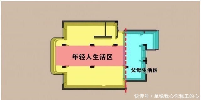 家子|双入户大平层2套房相邻，穿过庭院就能见面，适合一大家子住一起！