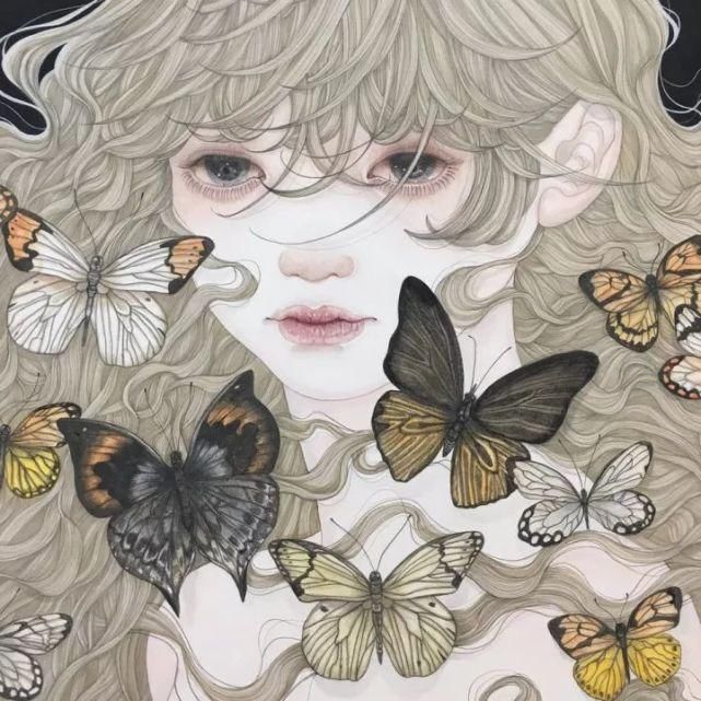 心声&她的铅笔插画,画出每个女孩的心声,美到让人陶醉~