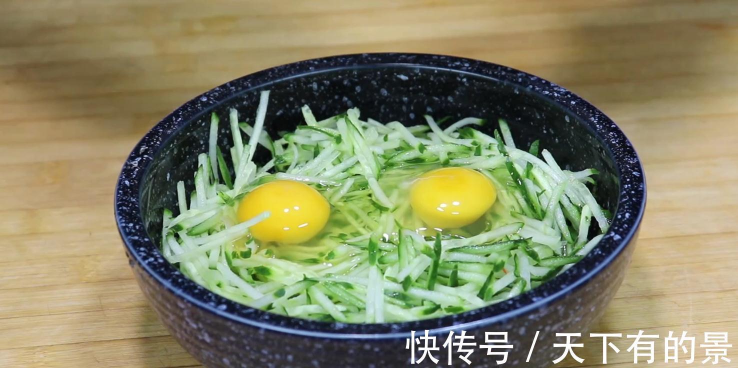 黄瓜鸡蛋|黄瓜加2个鸡蛋,好吃解馋,我家一周吃5次,上桌瞬间扫光