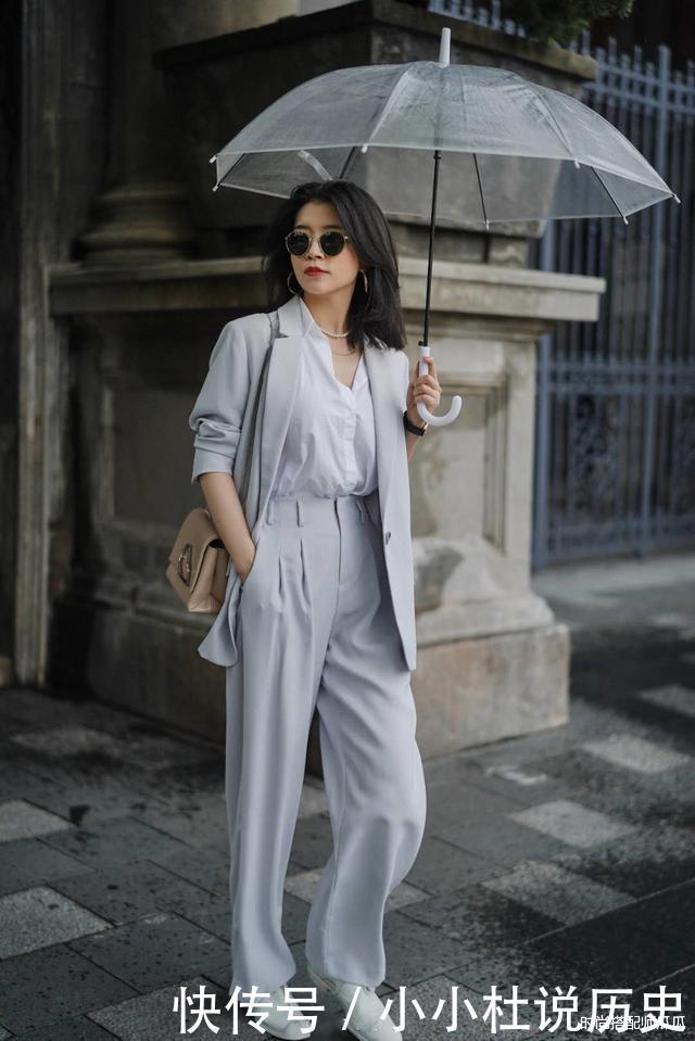 今年流行的西装外套还不会穿跟着三木博主这样穿,时髦又减龄