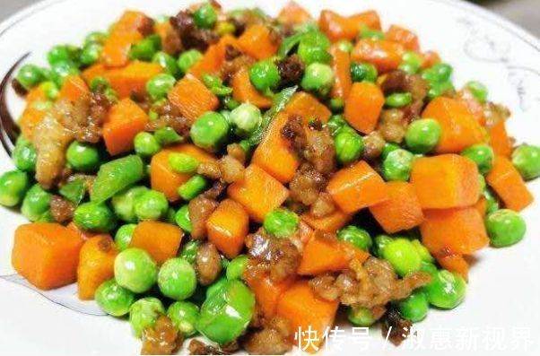 豌豆炒肉末|孩子最爱的护眼菜，预防近视，健脾开胃，女性排毒护肤效果好