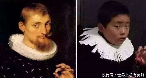 围巾|小学生模仿名人画像,网友:这眼神和动作,隔着屏幕都能笑出花来