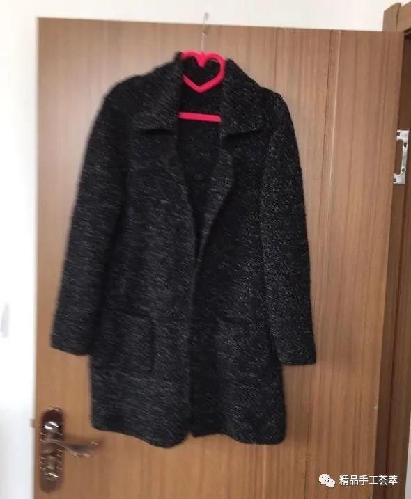 仿淘宝的销量旺款的大衣外套,简单的桂花针很美