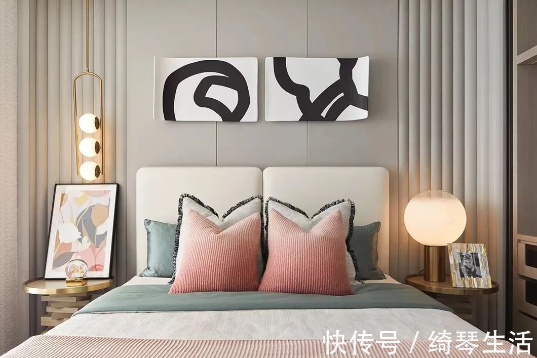 浪漫|89㎡现代简约,低饱和度的色彩,莫兰迪主义的浪漫