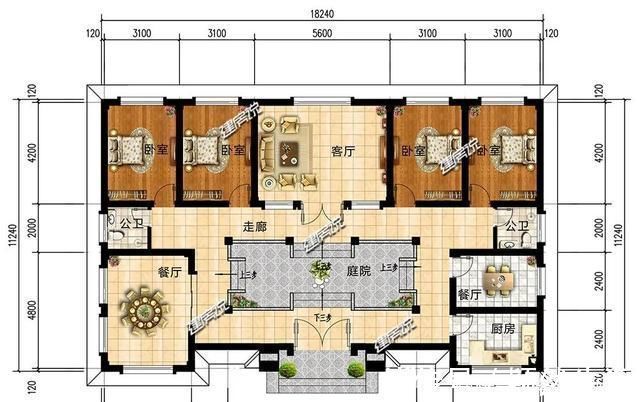 砖混|想要中式别墅怎么建精选5套户型分享,别再去求设计师了