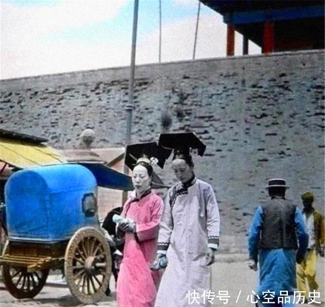 生母|晚晴老照片出宫办事的嬷嬷惊艳街头，图4光绪的生母，图5溥仪的亲奶奶