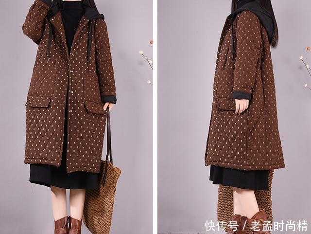 不必|寒冬一到穿衣也不必慌! 加厚棉衣外套配毛衣裙, 又暖又美丽