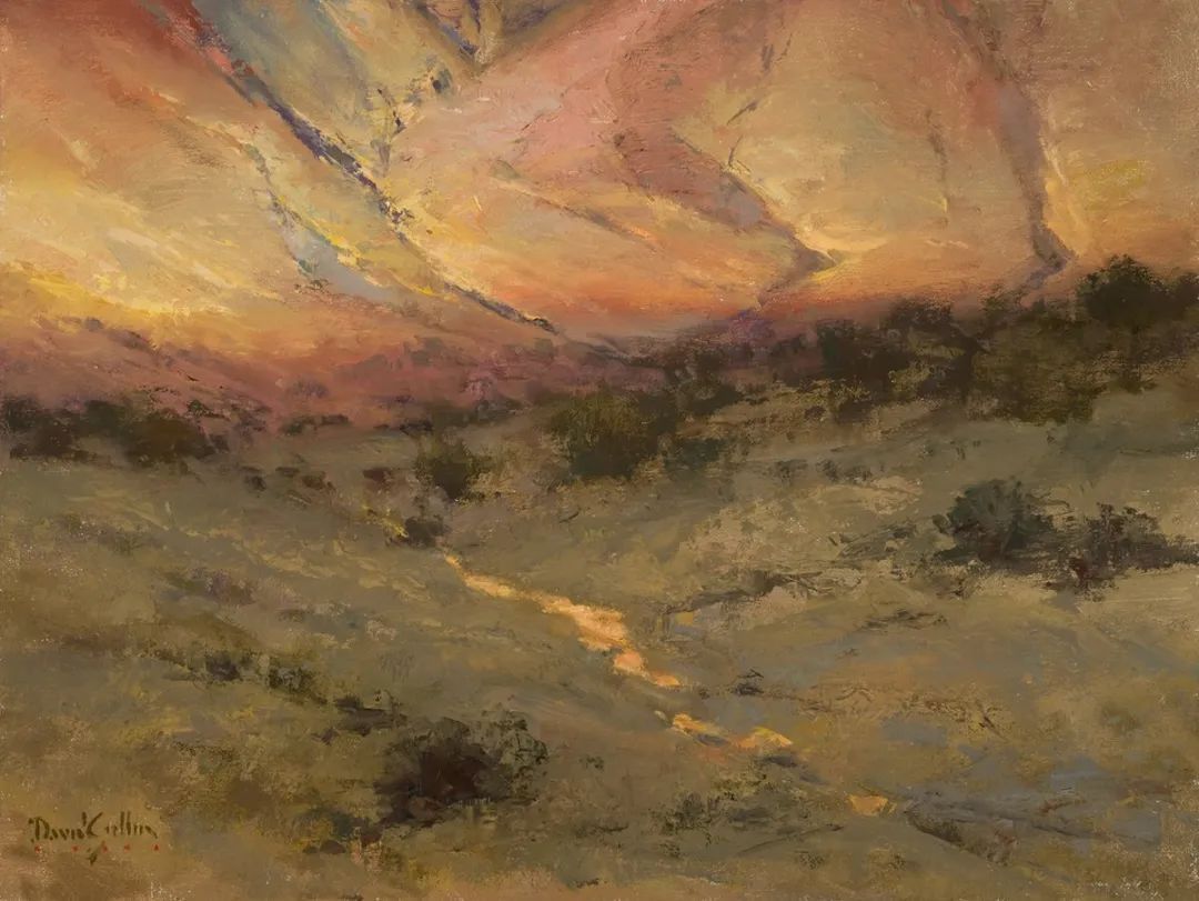 德克萨斯州#大卫·格里芬的风景油画高清图,放大看,更迷人