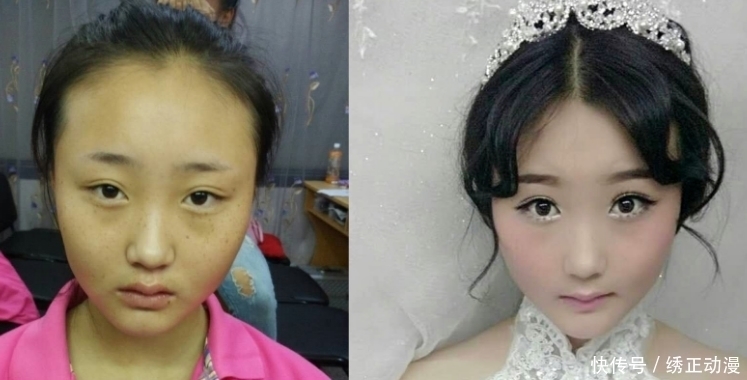 别再问为啥女生爱化妆了，看完她们化妆前后的对比照就知道了