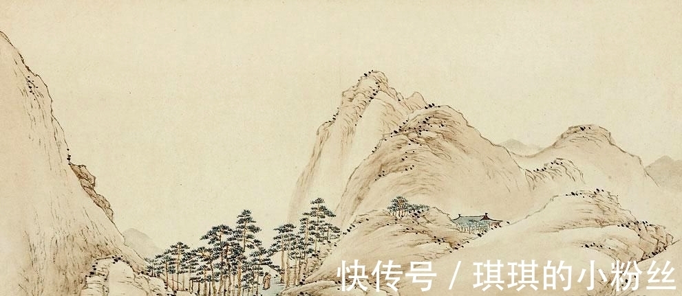 技法@运用淡彩、淡墨的高手,高简绘《仿古山水册页》