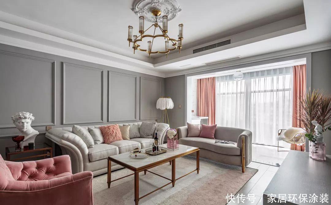 细节处|她家128㎡轻奢美式风,优雅大气,一不小心美成为了样板间!