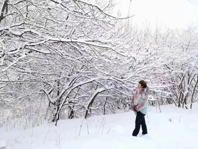 画中人|雪后北山，人人都是画中人！